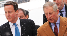 Photo from the Prince of Wales and the Prime Ministers visit to Queen Elizabeth Hospital Birmingham