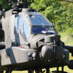 Apache gunship visits Selly Oak Hospital