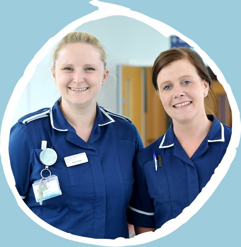 Photo: nurses at Queen Elizabeth Hospital Birmingham